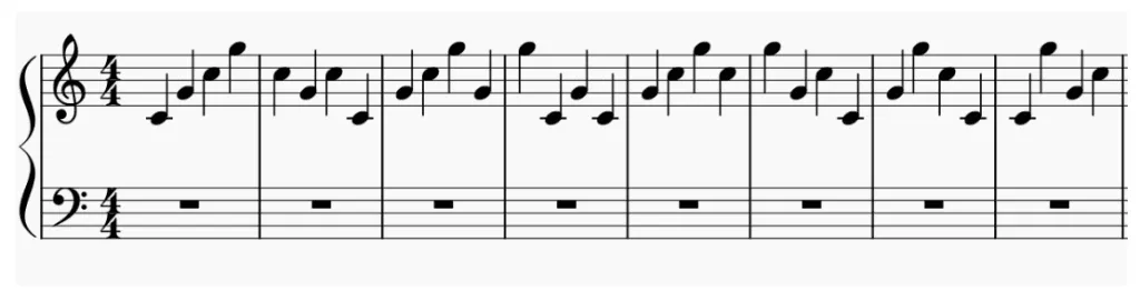 Exercice lecture partition 