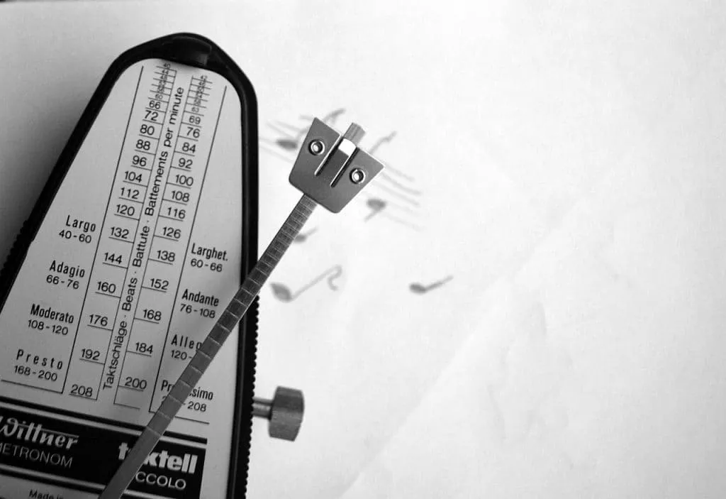 Régler son métronome à un tempo lent